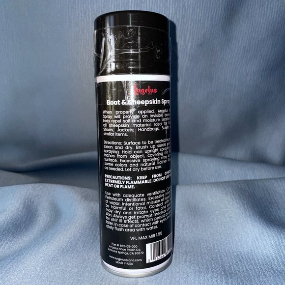 Angelus WATER & STAIN REPELLENT BOOT & SHEEPSKIN SPRAY 5.5 Ounce Can, NEW-Sealed - Picture 2 of 6